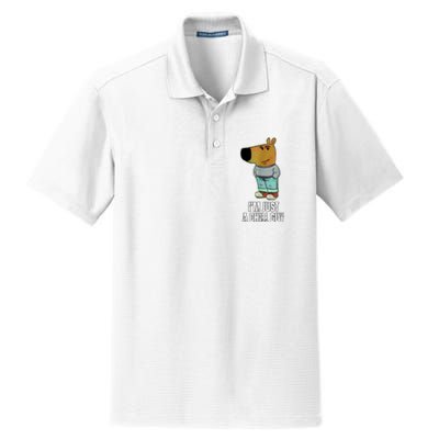 IM Just A Chill Guy Funny Meme Dry Zone Grid Polo