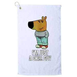 IM Just A Chill Guy Funny Meme Platinum Collection Golf Towel