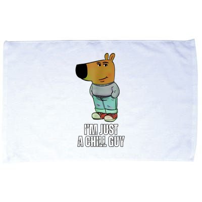 IM Just A Chill Guy Funny Meme Microfiber Hand Towel