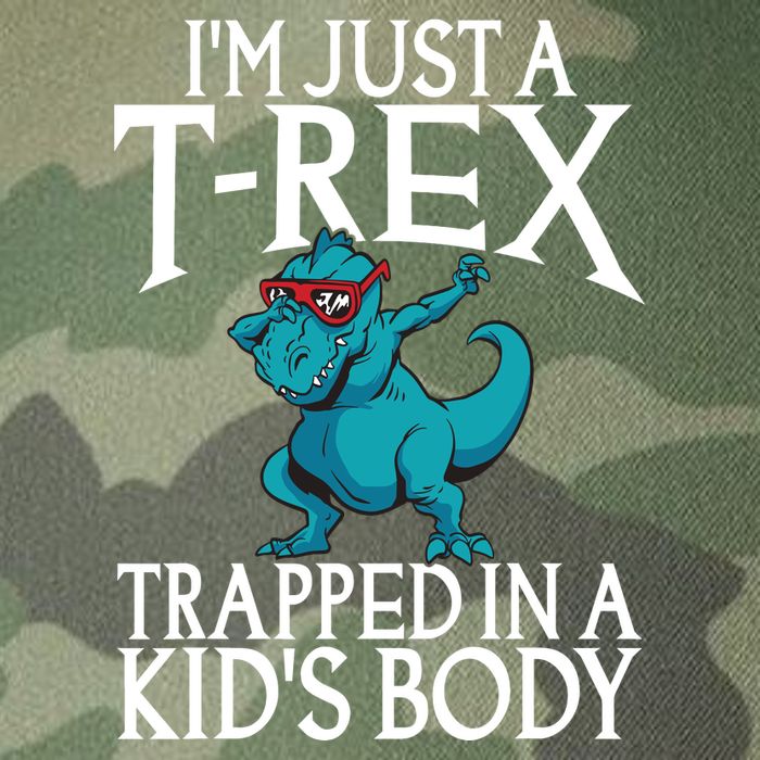 Im Just A T Rex Trapped In A Body Dinosaur Legacy Tie Dye Trucker Hat