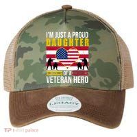 I'm Just A Proud Daughter Of A Veteran Hero Legacy Tie Dye Trucker Hat