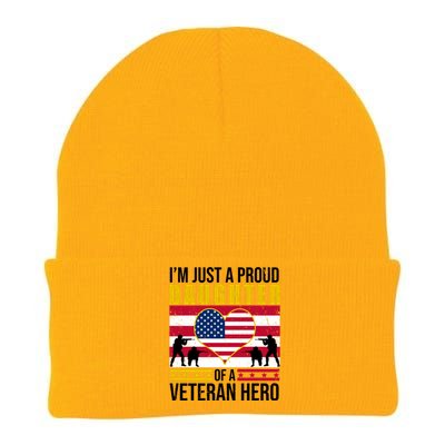 I'm Just A Proud Daughter Of A Veteran Hero Knit Cap Winter Beanie