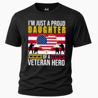 I'm Just A Proud Daughter Of A Veteran Hero Cooling Performance Crew T-Shirt