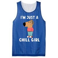 IM Just A Chill Girl Mesh Reversible Basketball Jersey Tank