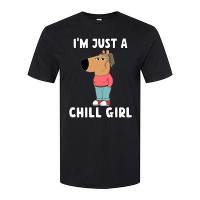 IM Just A Chill Girl Softstyle CVC T-Shirt