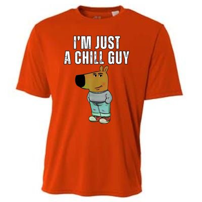 IM Just A Chill Guy Funny Meme Cooling Performance Crew T-Shirt