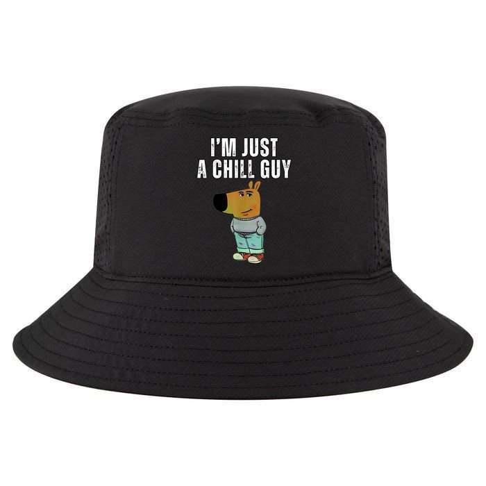 IM Just A Chill Guy Funny Meme Cool Comfort Performance Bucket Hat