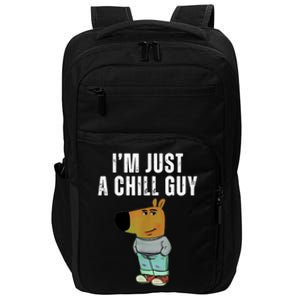 IM Just A Chill Guy Funny Meme Impact Tech Backpack