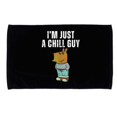 IM Just A Chill Guy Funny Meme Microfiber Hand Towel