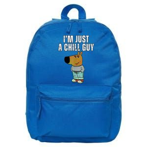 IM Just A Chill Guy Funny Meme 16 in Basic Backpack