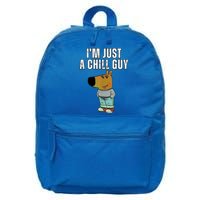 IM Just A Chill Guy Funny Meme 16 in Basic Backpack