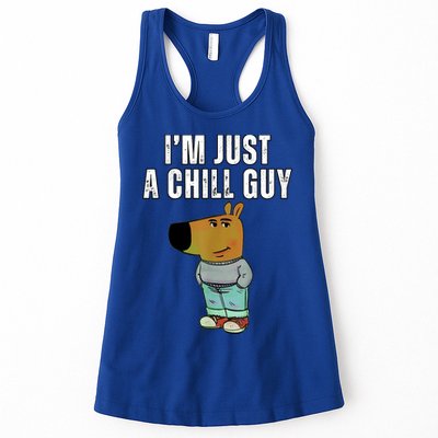 IM Just A Chill Guy Funny Meme Womens Tank Top