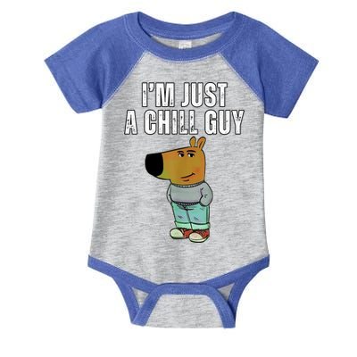 IM Just A Chill Guy Funny Meme Infant Baby Jersey Bodysuit