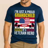 I'm Just A Proud Grandchild Of A Veteran Hero Cooling Performance Crew T-Shirt