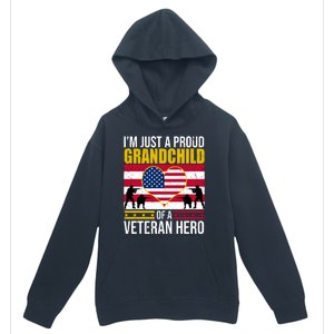 I'm Just A Proud Grandchild Of A Veteran Hero Urban Pullover Hoodie