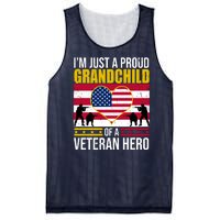 I'm Just A Proud Grandchild Of A Veteran Hero Mesh Reversible Basketball Jersey Tank