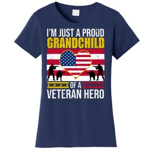 I'm Just A Proud Grandchild Of A Veteran Hero Women's T-Shirt