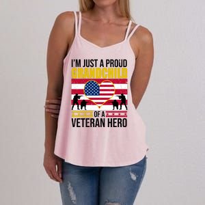 I'm Just A Proud Grandchild Of A Veteran Hero Women's Strappy Tank