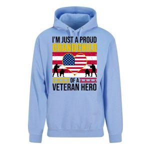 I'm Just A Proud Grandchild Of A Veteran Hero Unisex Surf Hoodie