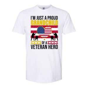 I'm Just A Proud Grandchild Of A Veteran Hero Softstyle CVC T-Shirt