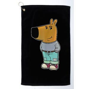 IM Just A Chill Guy Funny Meme Platinum Collection Golf Towel