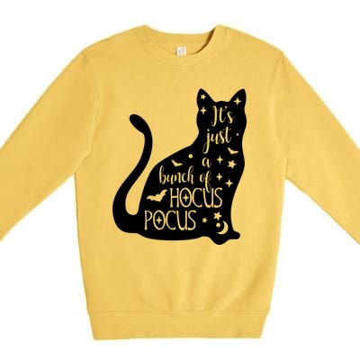 It's Just A Bunch Of Hocus Pocus Cat Premium Crewneck Sweatshirt