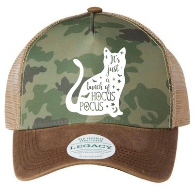 It's Just A Bunch Of Hocus Pocus Cat Legacy Tie Dye Trucker Hat