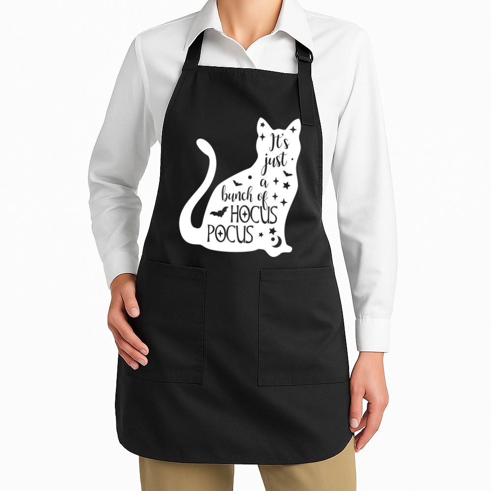 It's Just A Bunch Of Hocus Pocus Cat Apron