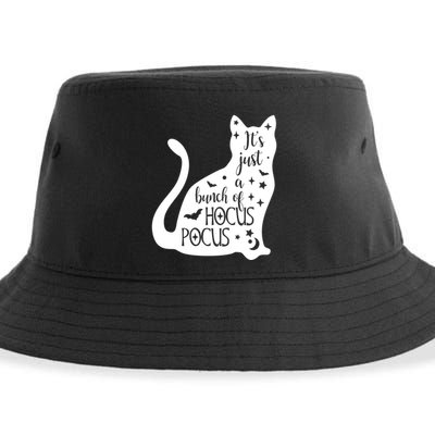 It's Just A Bunch Of Hocus Pocus Cat Sustainable Bucket Hat
