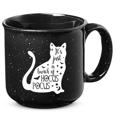 It's Just A Bunch Of Hocus Pocus Cat 15oz Campfire Ceramic Mug