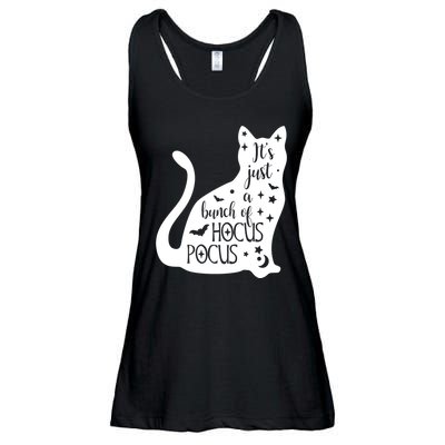It's Just A Bunch Of Hocus Pocus Cat Ladies Essential Flowy Tank