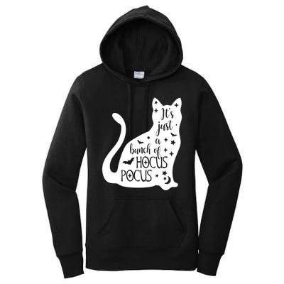 It's Just A Bunch Of Hocus Pocus Cat Women's Pullover Hoodie