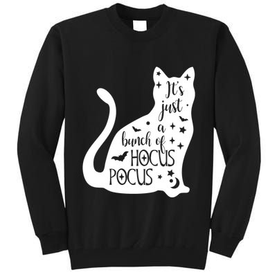 It's Just A Bunch Of Hocus Pocus Cat Tall Sweatshirt
