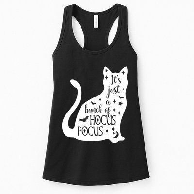 It's Just A Bunch Of Hocus Pocus Cat Womens Tank Top
