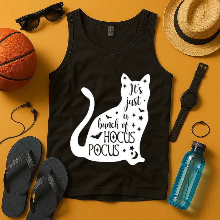 It's Just A Bunch Of Hocus Pocus Cat Tank Top