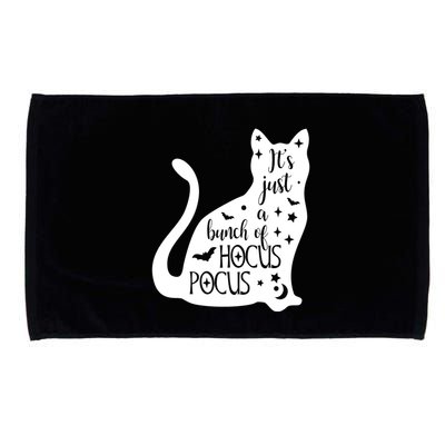 It's Just A Bunch Of Hocus Pocus Cat Microfiber Hand Towel
