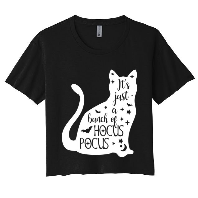 It's Just A Bunch Of Hocus Pocus Cat Crop Top