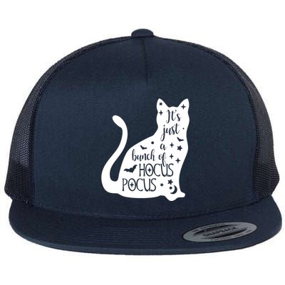 It's Just A Bunch Of Hocus Pocus Cat Flat Bill Trucker Hat