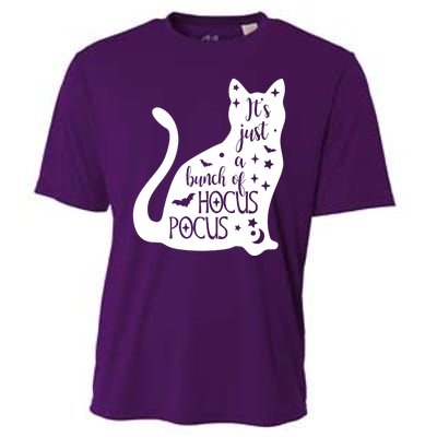 It's Just A Bunch Of Hocus Pocus Cat Cooling Performance Crew T-Shirt