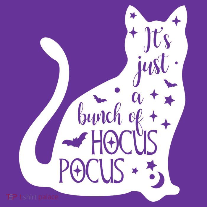 It's Just A Bunch Of Hocus Pocus Cat T-Shirt