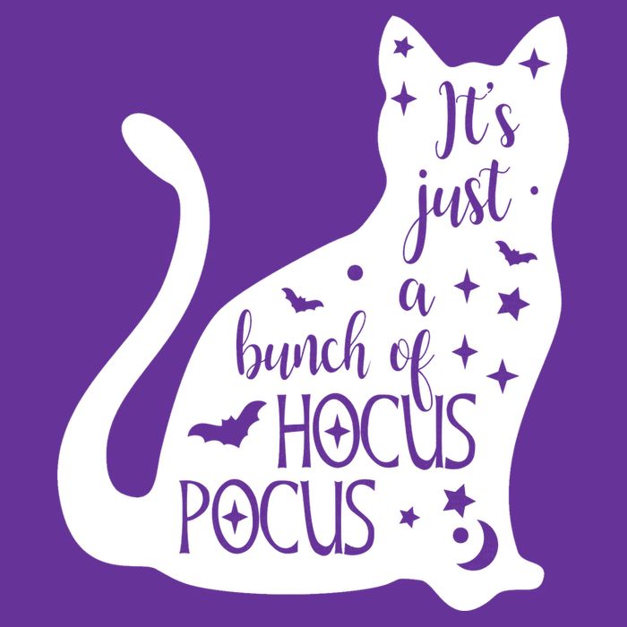 It's Just A Bunch Of Hocus Pocus Cat Magnet