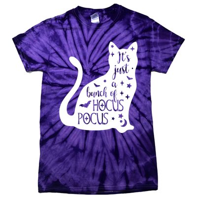 It's Just A Bunch Of Hocus Pocus Cat Tie-Dye T-Shirt