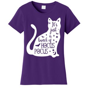 It's Just A Bunch Of Hocus Pocus Cat Women's T-Shirt