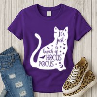 It's Just A Bunch Of Hocus Pocus Cat Womens T-Shirt
