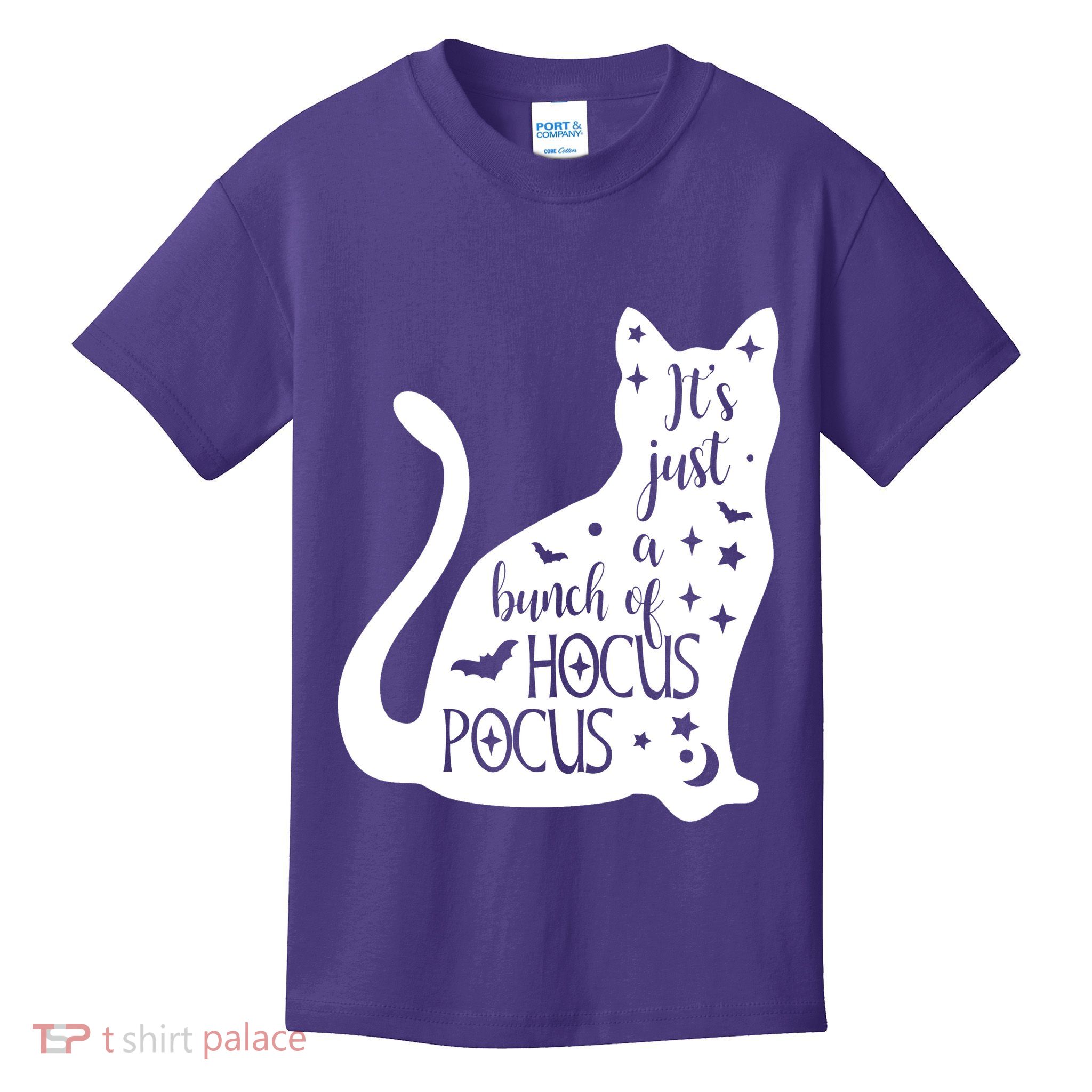 It's Just A Bunch Of Hocus Pocus Cat Kids T-Shirt