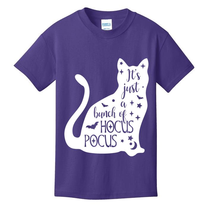 It's Just A Bunch Of Hocus Pocus Cat Kids T-Shirt
