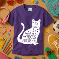 It's Just A Bunch Of Hocus Pocus Cat Kids T-Shirt