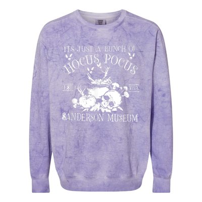 It's Just A Bunch Of Hocus Pocus Colorblast Crewneck Sweatshirt