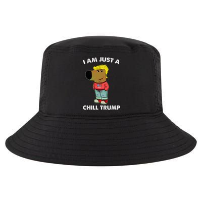 Im Just A Chill Trump Dog Lover Trump Fun Cool Comfort Performance Bucket Hat