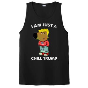 Im Just A Chill Trump Dog Lover Trump Fun PosiCharge Competitor Tank